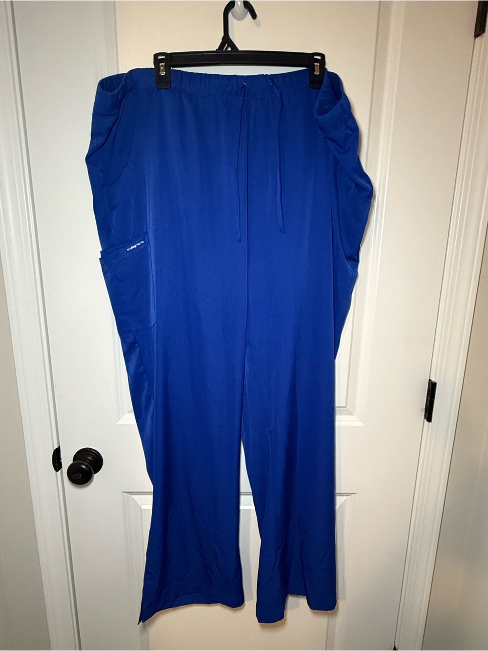 NWOT healing hands Bright Galaxy Blue Rebecca Pants